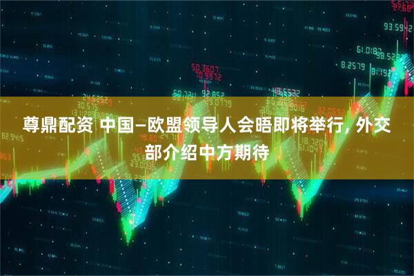 尊鼎配资 中国—欧盟领导人会晤即将举行, 外交部介绍中方期待