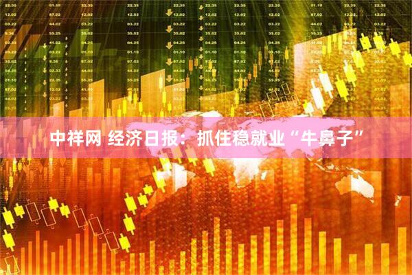 中祥网 经济日报：抓住稳就业“牛鼻子”