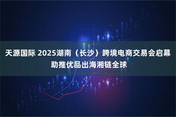 天源国际 2025湖南（长沙）跨境电商交易会启幕 助推优品出海湘链全球